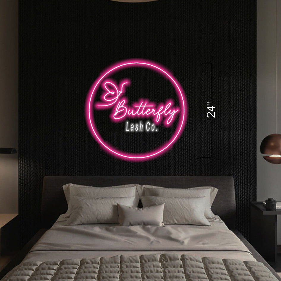 Butterfly Lash Co - LED Neon Sign