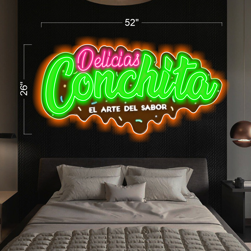 Delicias Conchita (outside) - LED Neon Sign