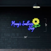 Manny's Sunflower Shop - LED Neon Sign