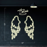 AG Sushi & The Wings - LED Neon Sign