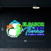 El Sabor Demi Tierra - LED Neon Sign