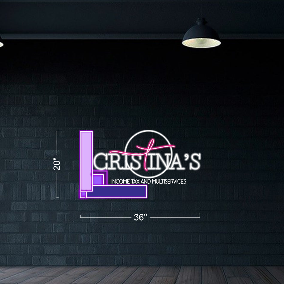 T Cristina's - LED Neon Sign