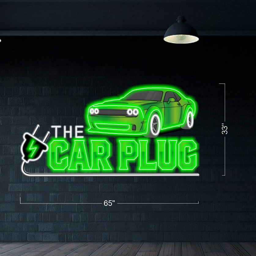 5 Sets The Car Plugs - LED Neon Sign