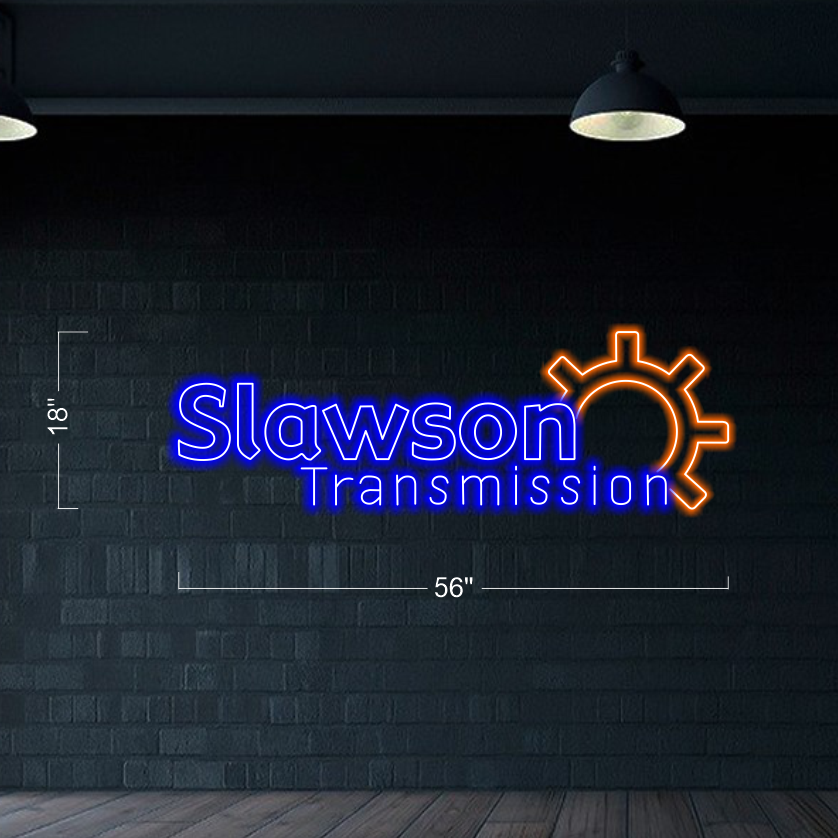 Slawson Transmission - LED Neon Sign