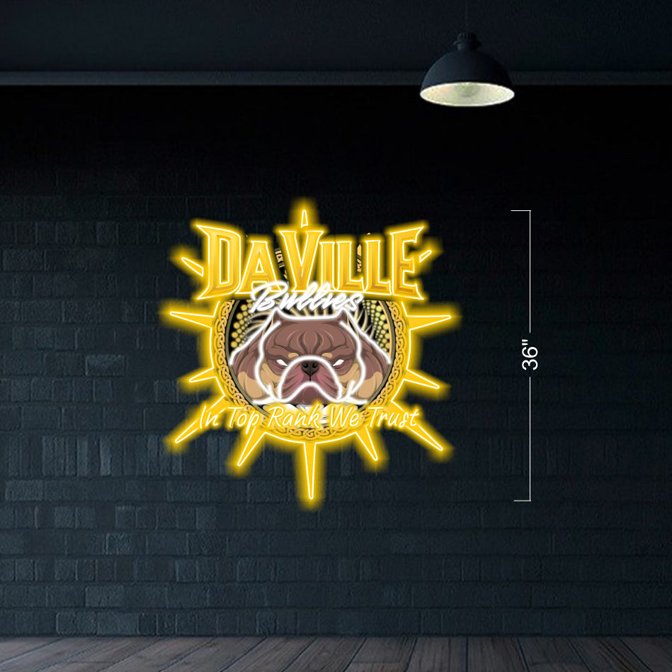 Daville Bullres - LED Neon Sign