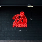 DJ Phish - LED Neon Sign