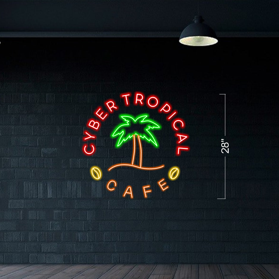 3 Sets Cyber Tropical - LED Neon Sign