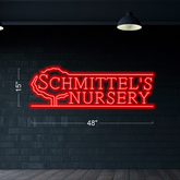 Schmittel's Nursery - LED Neon Sign