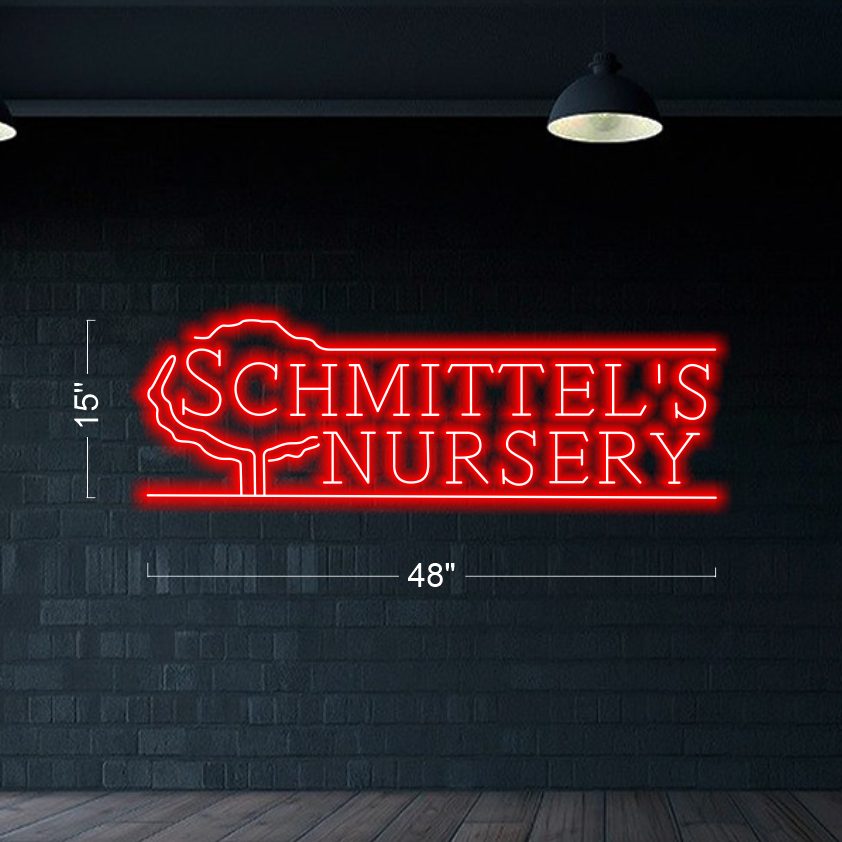 Schmittel's Nursery - LED Neon Sign