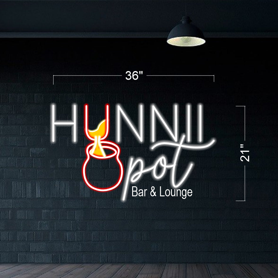 2 set Hunnii Pot - LED Neon Sign