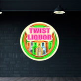 Twist Liquor (outdoor) - LED Neon Sign