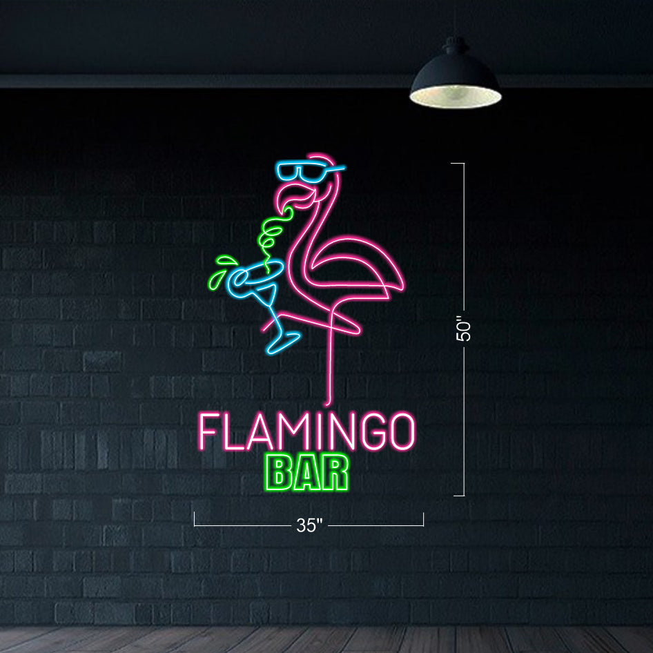 Flamingo Bar - LED Neon Sign