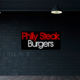 Philly Steak & Buffalo Wing - LED Neon Sign