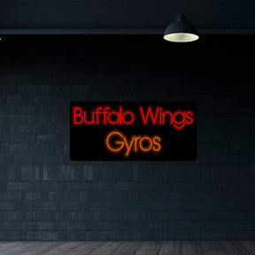 Philly Steak & Buffalo Wing - LED Neon Sign