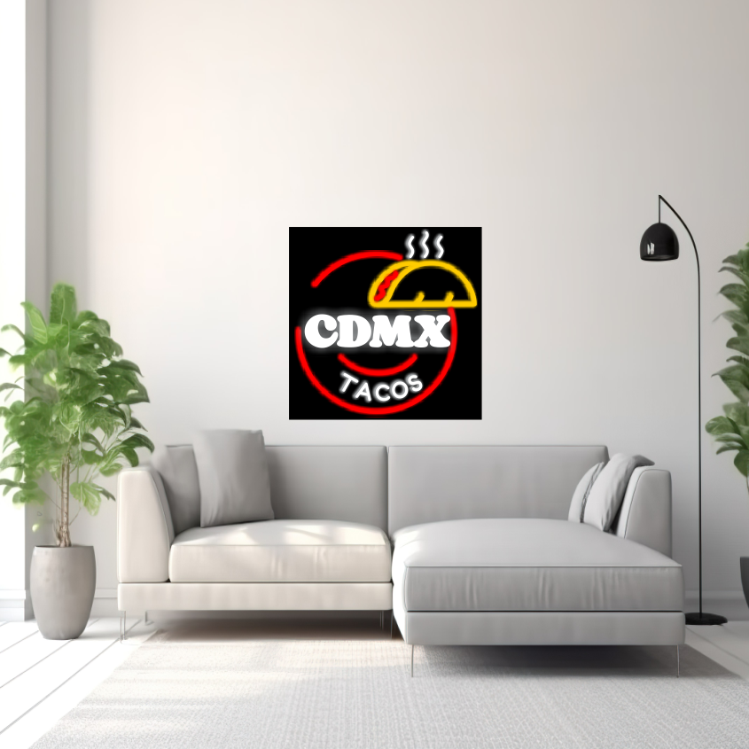 CDMX Tacos - LED Box Sign