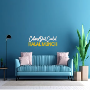 7 Sets Halal Munch - LED Neon Sign