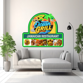 Ocean Grill Jamaican Restaurant - LED Neon Sign
