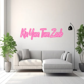6 Sets  Kin Yum Tum Zaab  - LED Neon Sign