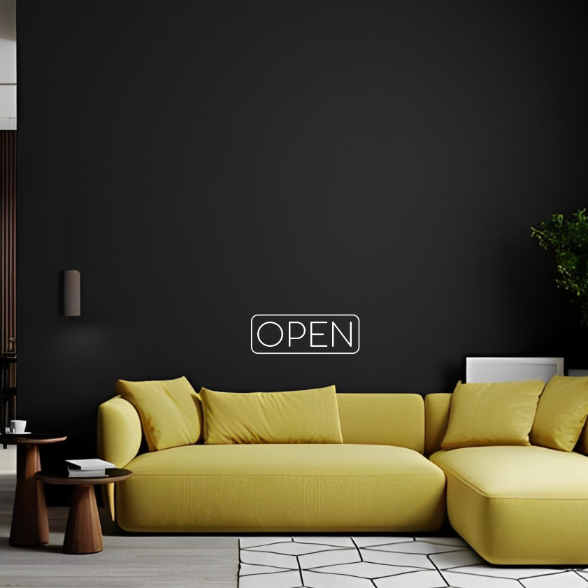 Tang & Java, Open - RGB LED Neon Sign