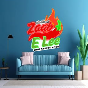 4 Sets Zaab E Lee  - LED Neon Sign