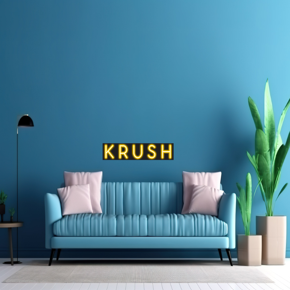 3 Sets Krush - LED Neon Sign