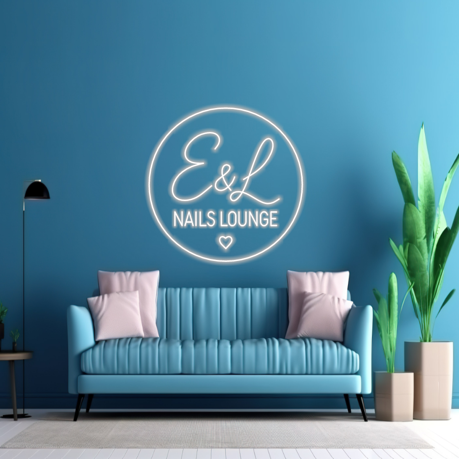 E & L Nails Lounge -  LED Neon Sign
