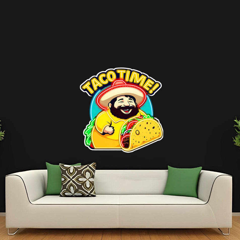 Taco Time - LED Neon Sign