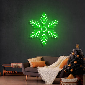 Snowflakes Neon Sign