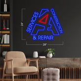 A4 Service & Repair Construction: Get Your Custom LED Neon Sign Today!