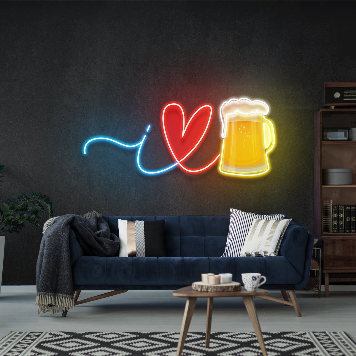 I Love Beer Artwork Led Neon Sign Light