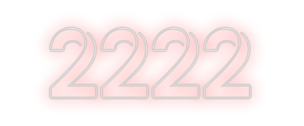 Custom Neon: 2222