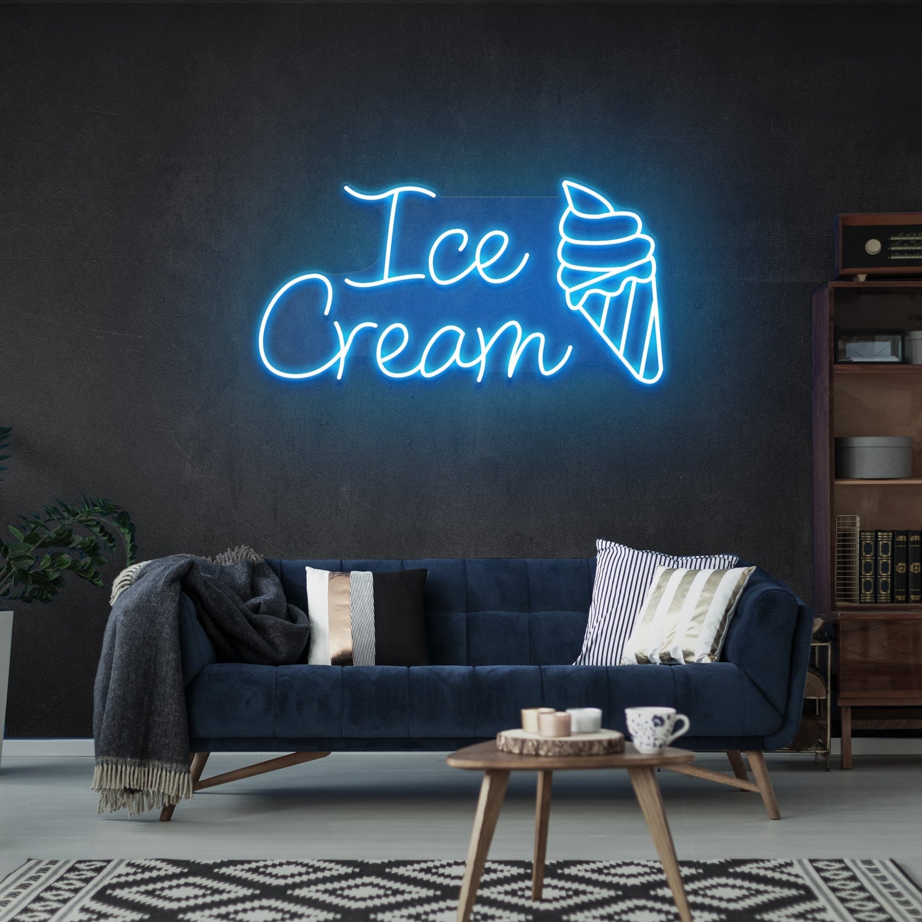 Ice Cream Led Neon Sign Light