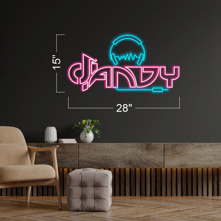 DJ Andy - LED Neon Sign