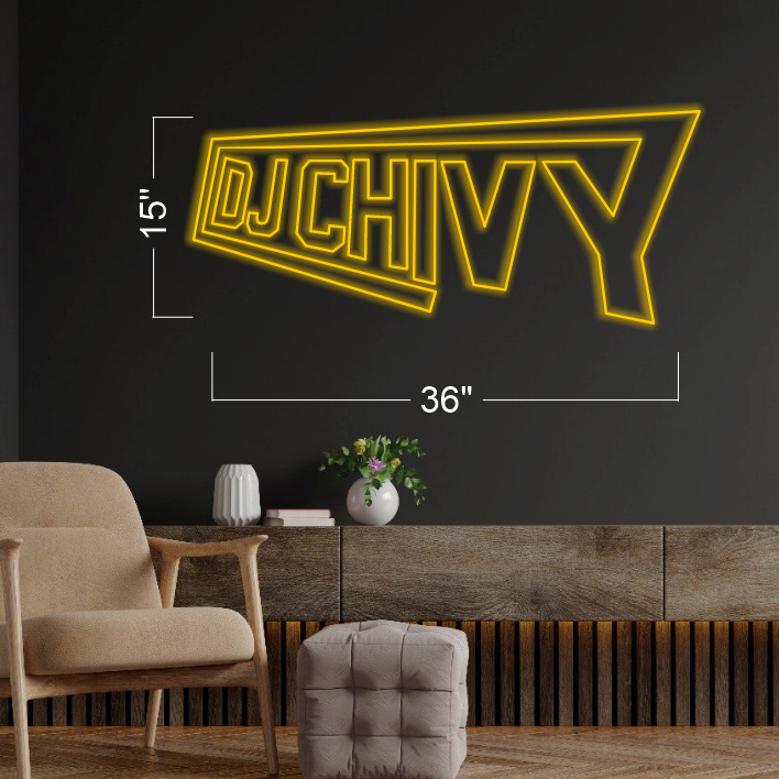 DJ ChiVy - LED Neon Sign