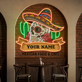 Custom Mexican Food Restaurants LED Neon Sign Light Pop Art