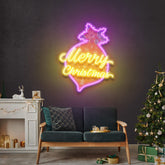 Noel Bauble Christmas LED Neon Acrylic Artwork