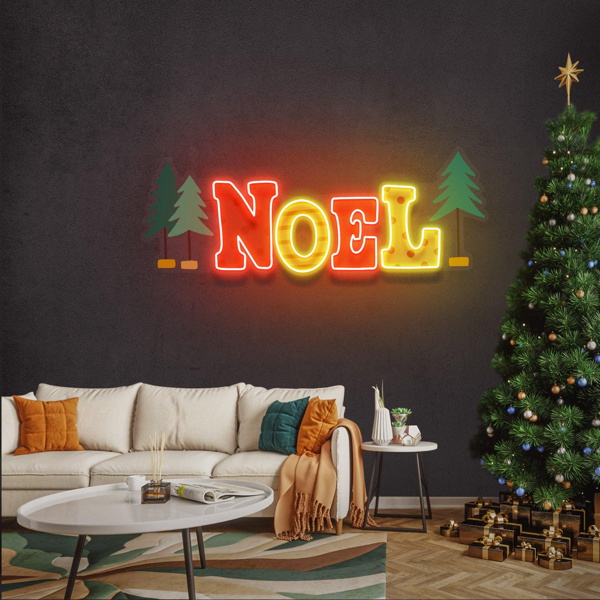 Noel Scene Neon Sign