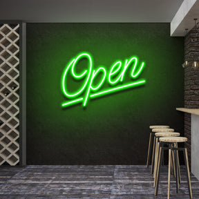 Open 2 Led Neon Sign Light