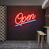 Open 2 Led Neon Sign Light