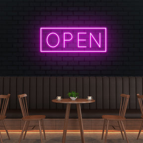 Open Led Neon Sign Light