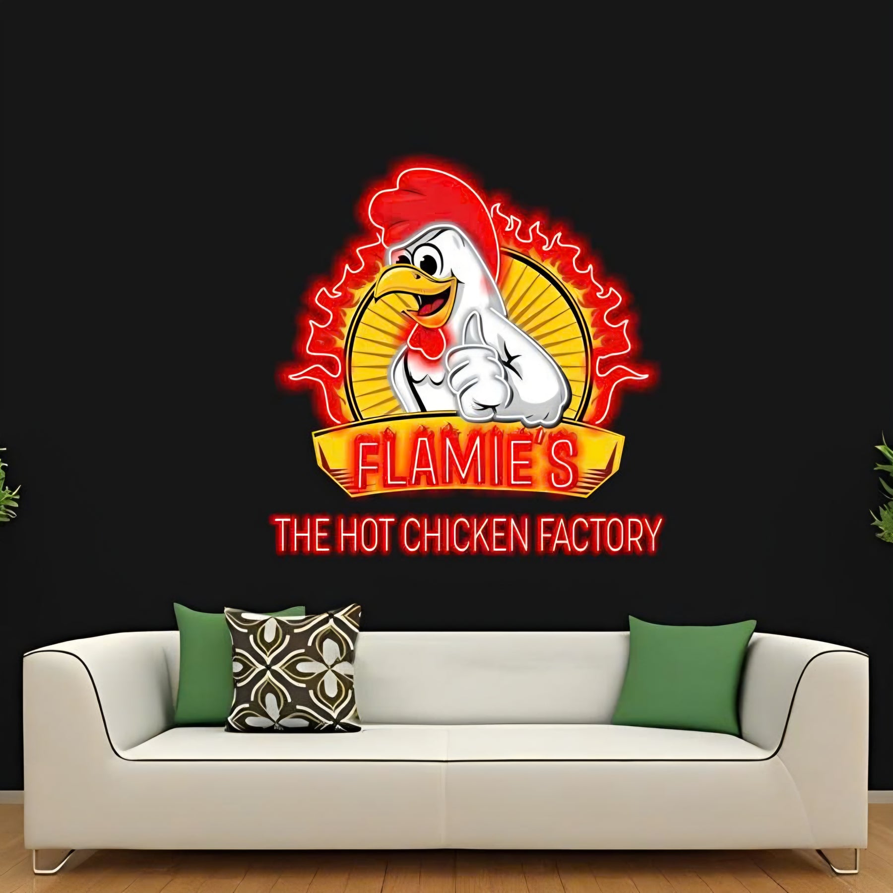 Flamie's  & Nashville- LED Neon Sign