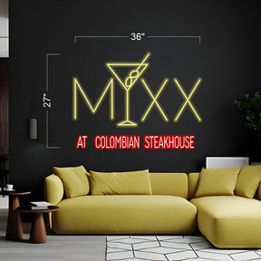 4 Sets MYXX at Colombian Steakhouse  - LED Neon Sign