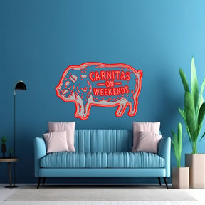 3 sets Bienvenidos, Tacos, Caritas - LED Neon sign