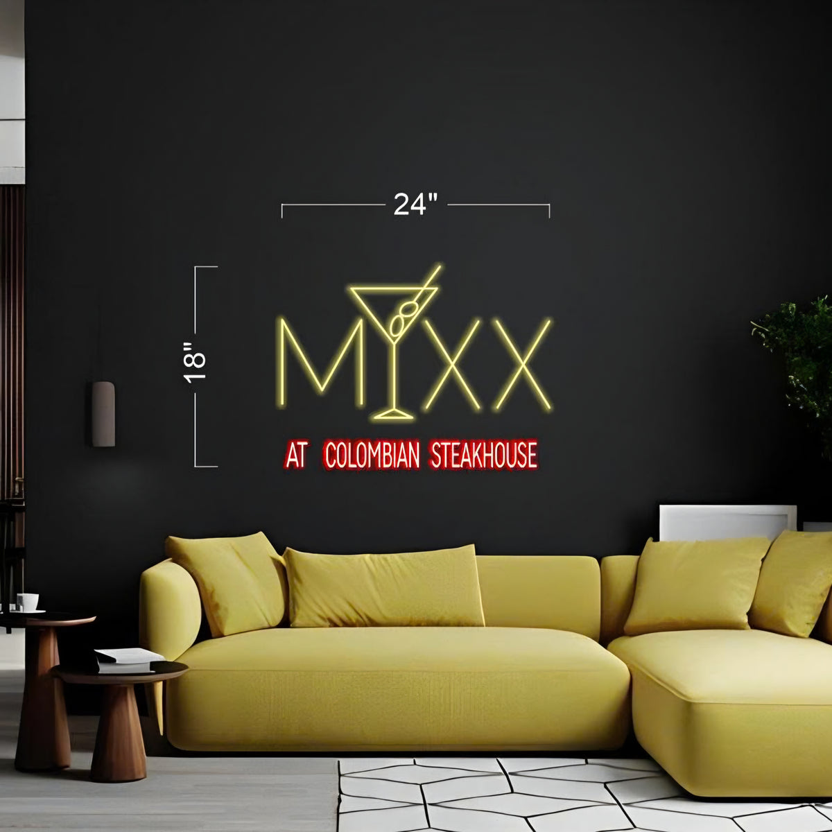 4 Sets MYXX at Colombian Steakhouse  - LED Neon Sign