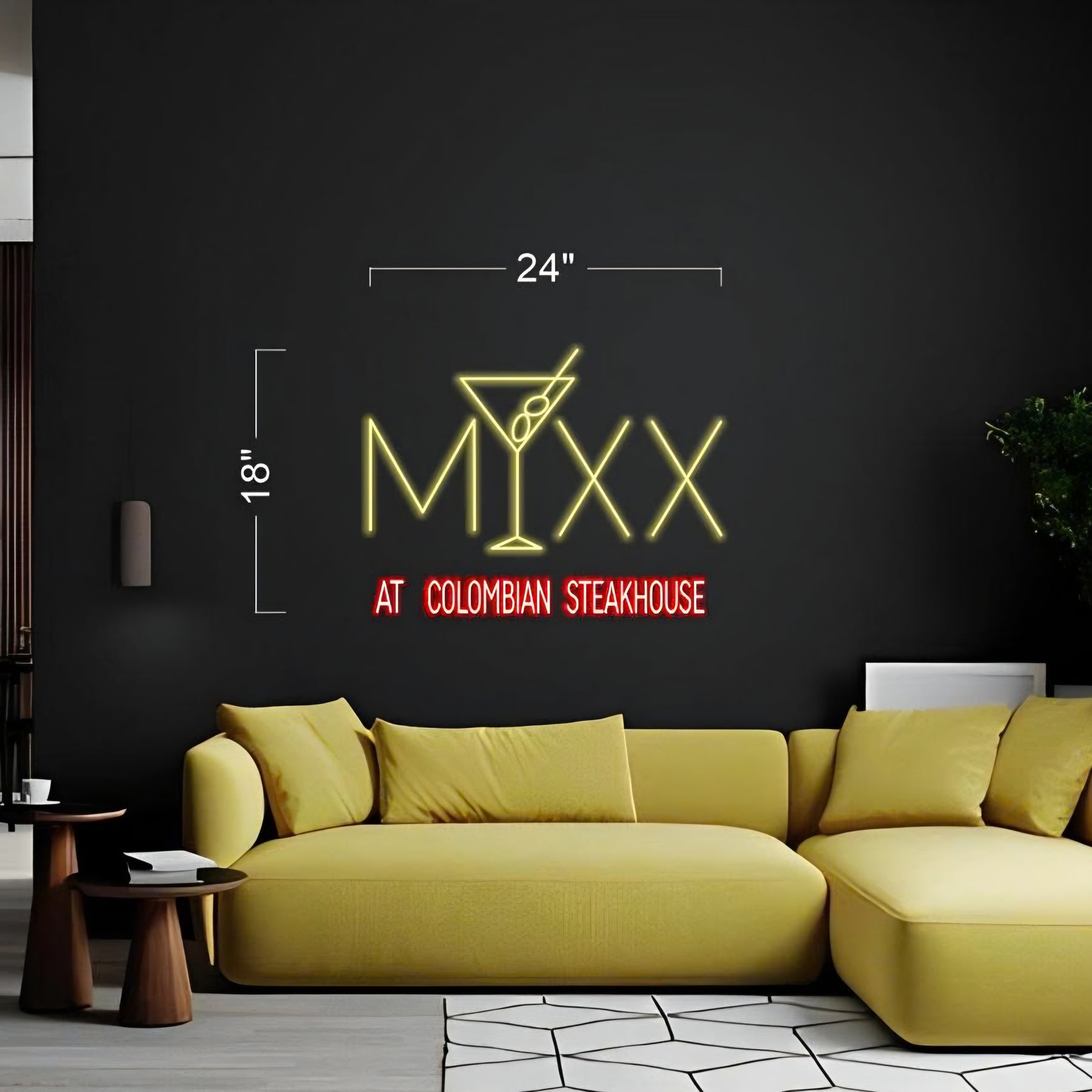 4 Sets MYXX at Colombian Steakhouse  - LED Neon Sign