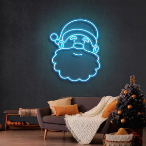 Santa Claus Christmas Neon Sign