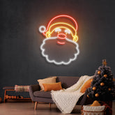 Santa Claus Christmas Neon Sign