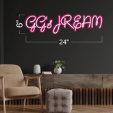 GG's JREAM - LED Neon Sign