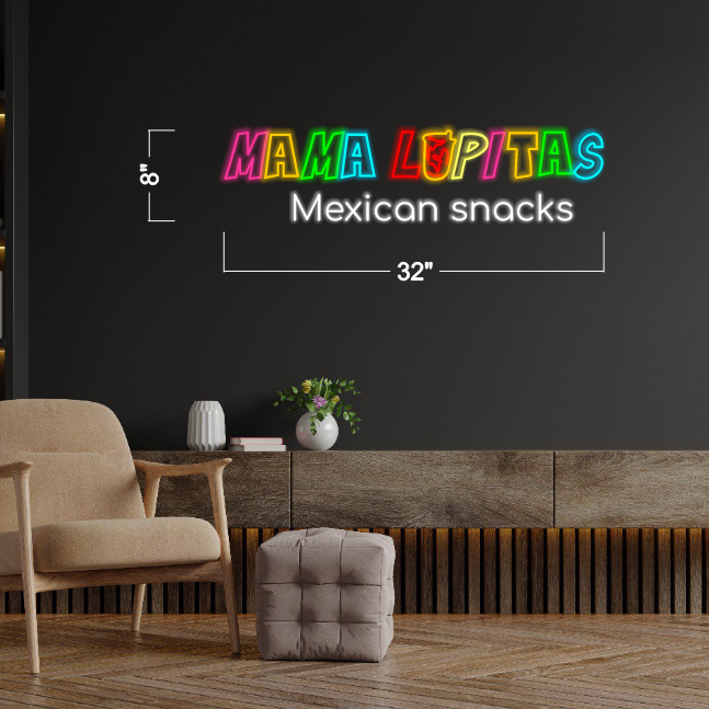 Mama Lupitas - LED Neon Sign