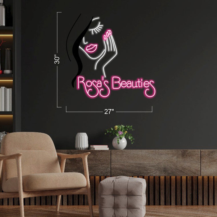 Rosa's Beauties - LED Neon Sign